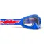 FMF Powerbomb Clear Lens Goggles in Blue