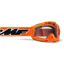 FMF Powerbomb Clear Lens Goggles in Orange