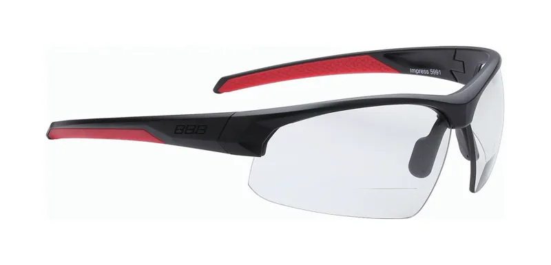 BBB Impress Reader Photochromic Lens Sport Glasses in Red