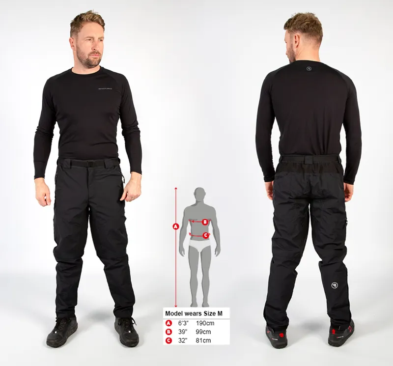 Endura Hummvee Zip Off Trousers II in Black