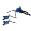 Hope Tech 3 Duo E4 Left Hand Brake Kit in Blue