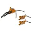 Hope Tech 3 Duo E4 Right Hand Brake Kit in Orange