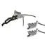Hope Tech 3 Duo E4 Right Hand Brake Kit in Silver